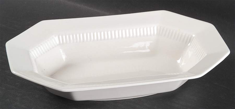 Independence White 9" Oval Vegetable Bowl by Independence-1