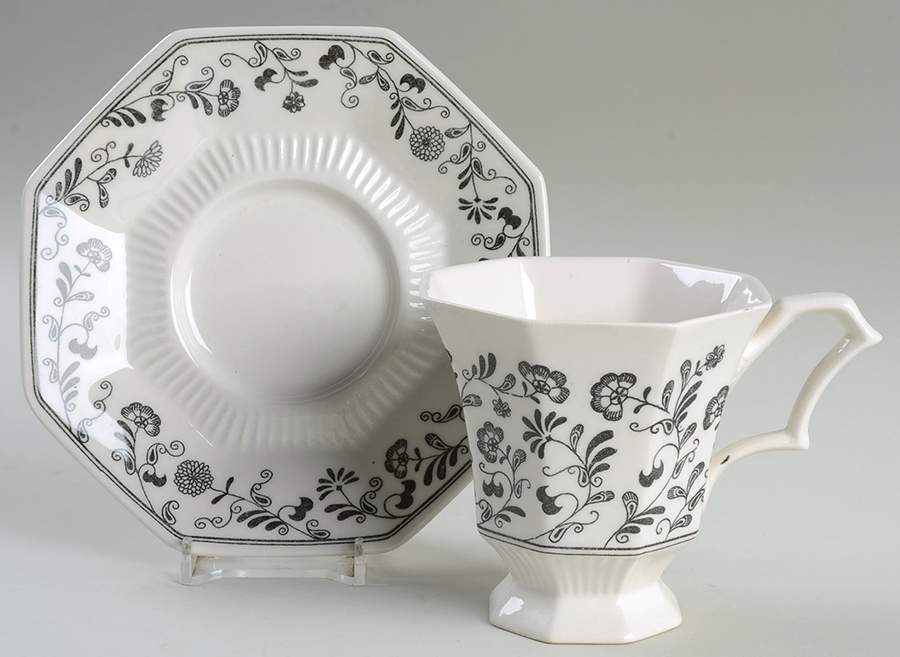 Millbrook Footed Cup & Saucer Set by Independence-1