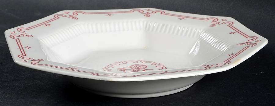 Plymouth Rose Rim Soup Bowl by Independence-1