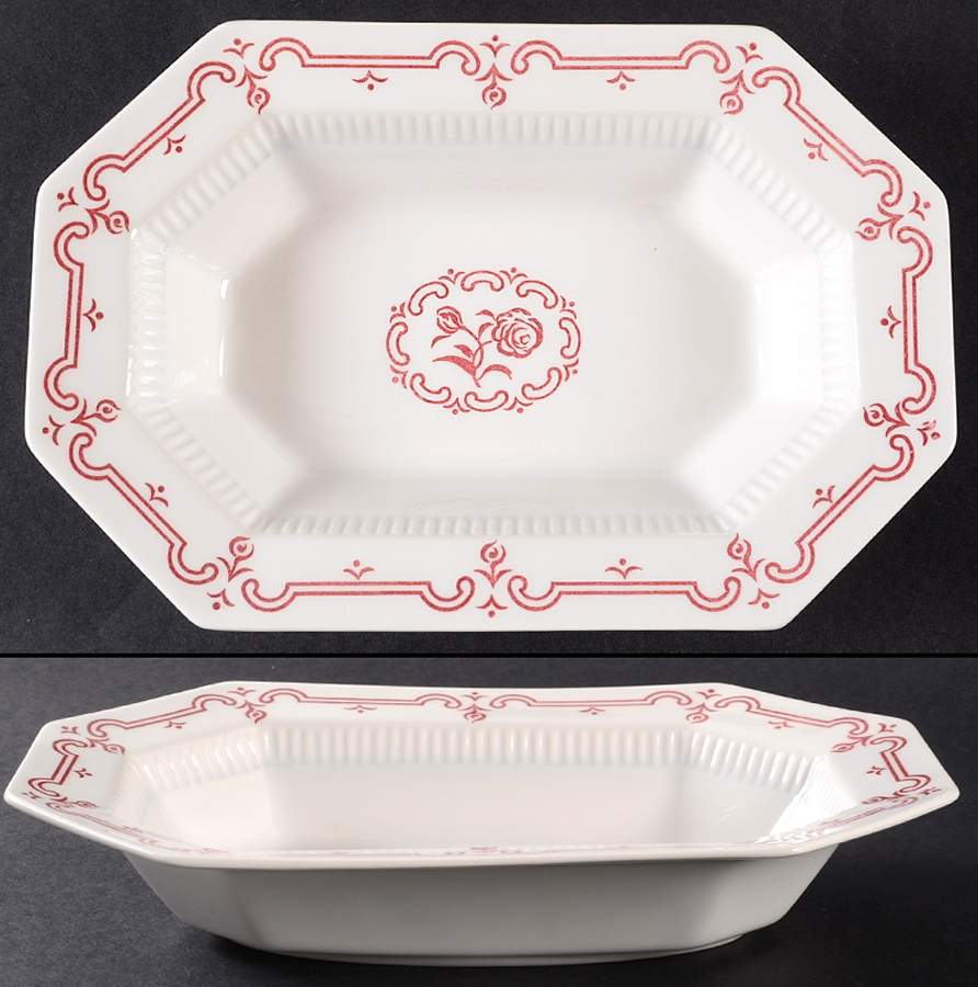 Plymouth Rose 9" Oval Vegetable Bowl by Independence-1