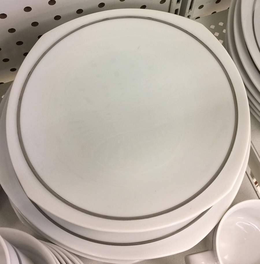 Silver Plate Dinner Plate by Independence-1