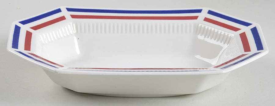 Yankee Doodle 9" Oval Vegetable Bowl by Independence-1