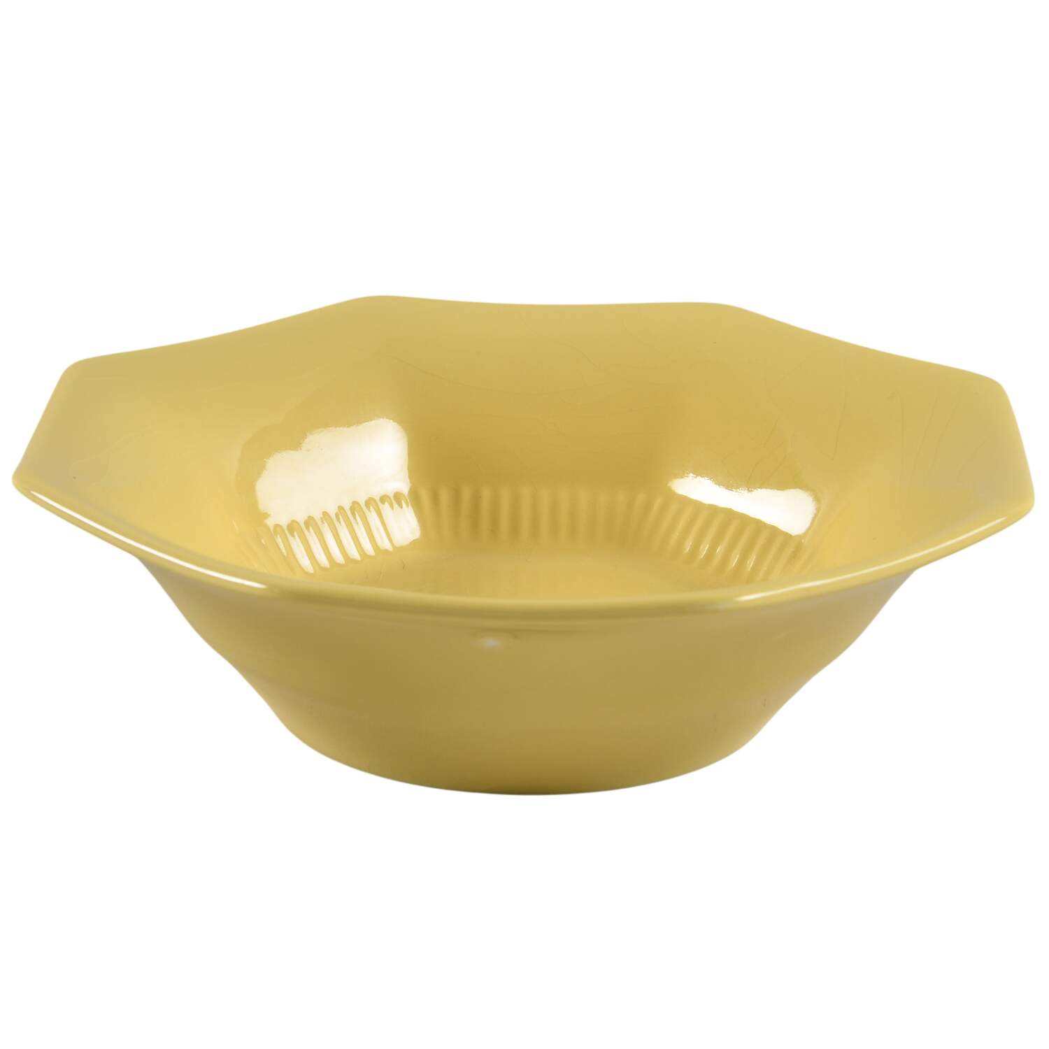 Yellow Bouquet Coupe Cereal Bowl by Independence-1