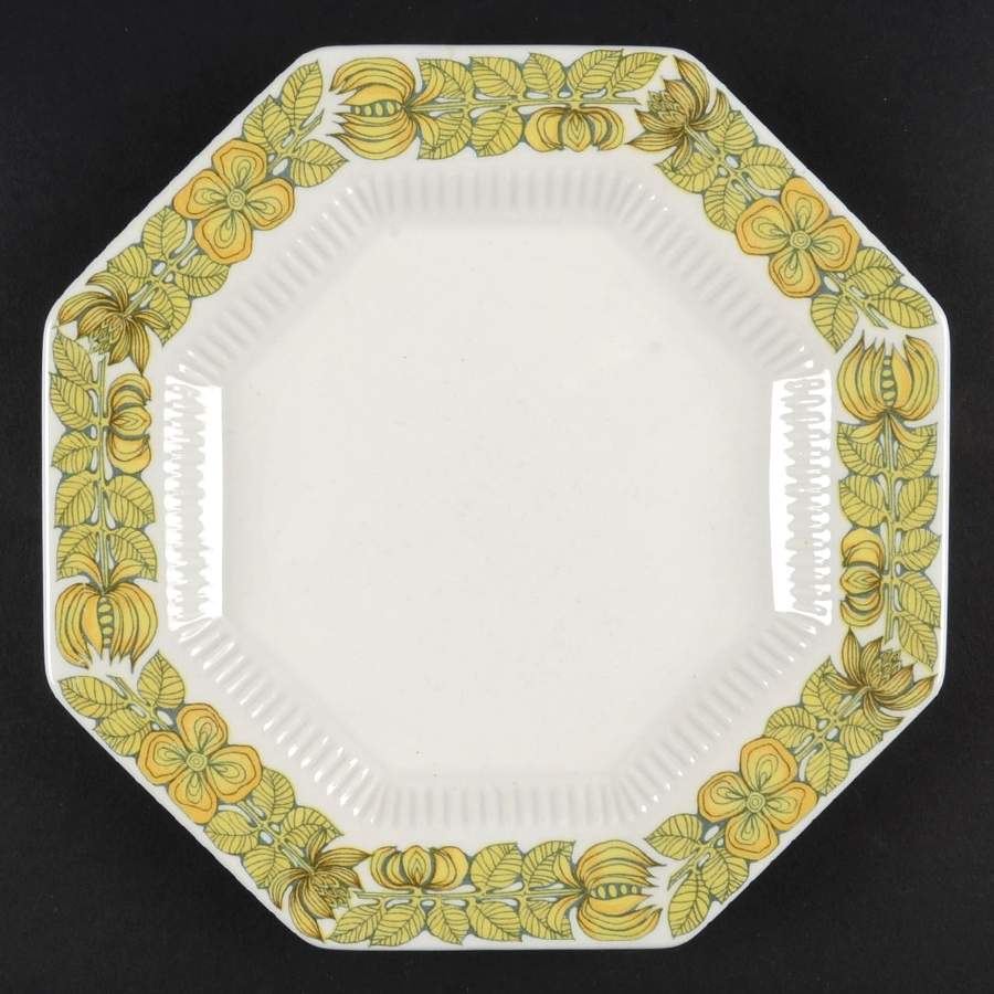 Yellow Bouquet Salad Plate by Independence-1
