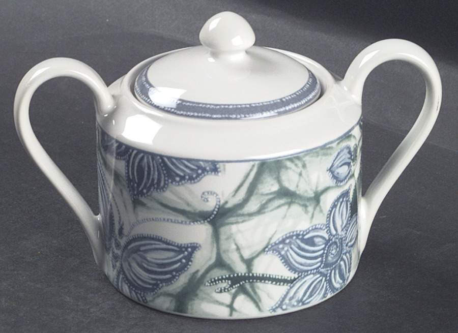 Butterfly Batik Sugar Bowl & Lid by Interiors (PTS)-1
