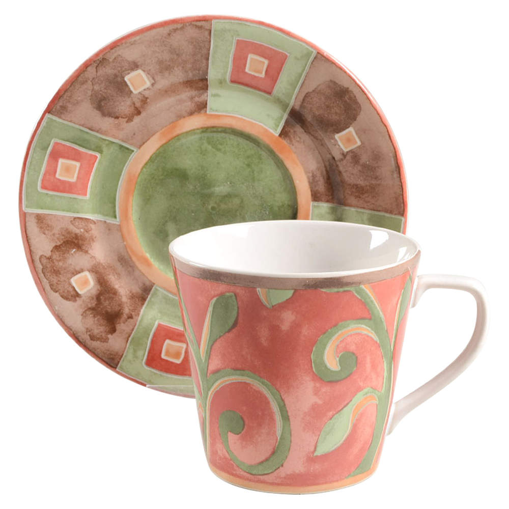 Catalina Flat Cup & Saucer Set by Interiors (PTS)-1