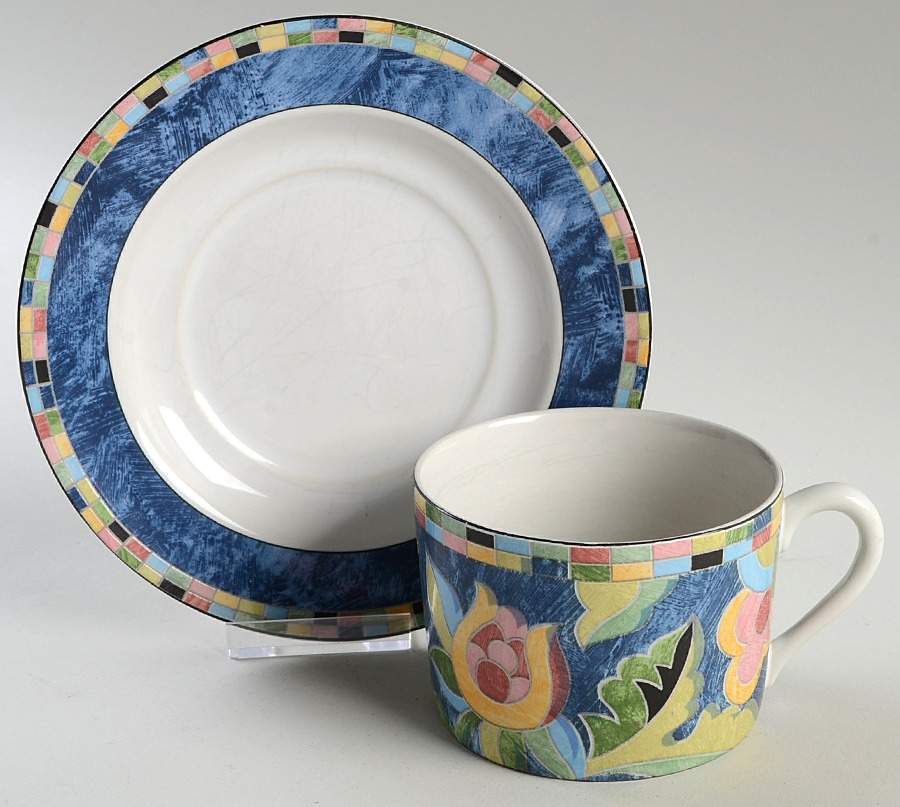 Fantasia Jumbo Cup & Saucer Set by Interiors (PTS)-1