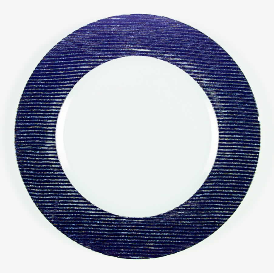 Marina Black Dinner Plate by Interiors (PTS)-1