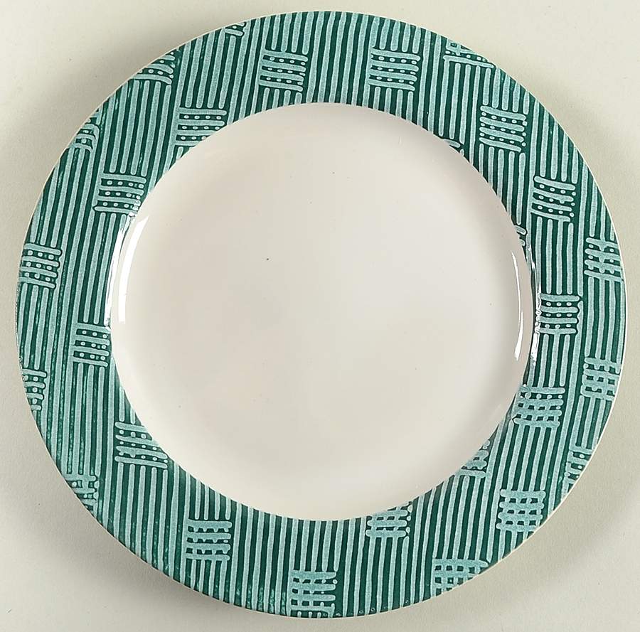 Marina Green Salad Plate by Interiors (PTS)-1