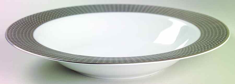 Midnight Large Rim Soup Bowl by Interiors (PTS)-1