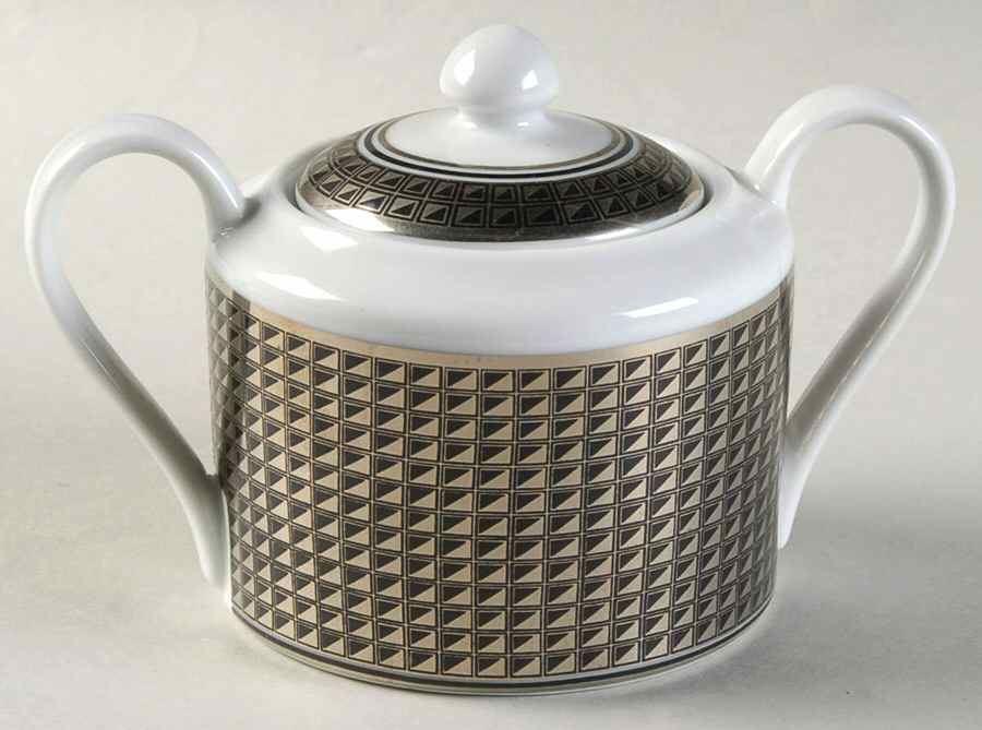 Midnight Sugar Bowl & Lid by Interiors (PTS)-1