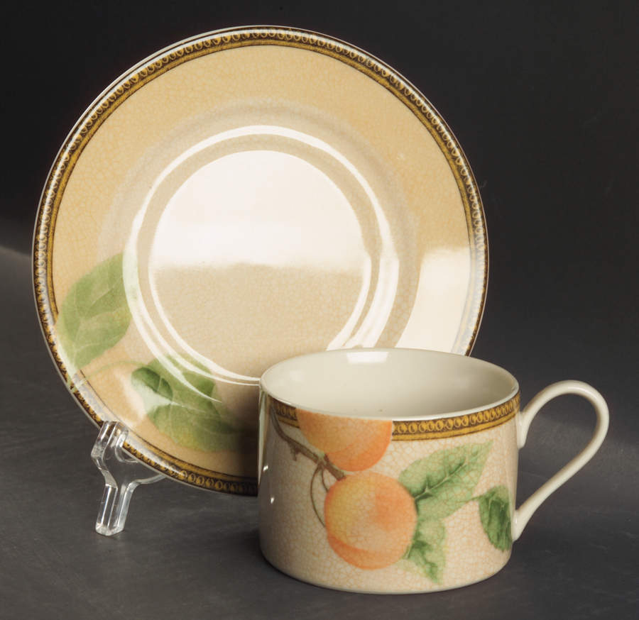 Newbury Flat Cup & Saucer Set by Interiors (PTS)-1
