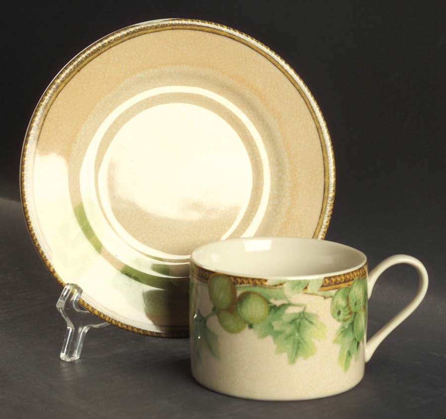 Newbury Flat Cup & Saucer Set by Interiors (PTS)-1
