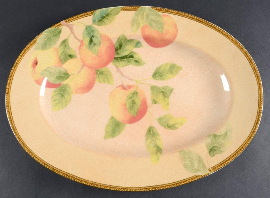 Newbury 14" Oval Serving Platter by Interiors (PTS)-1