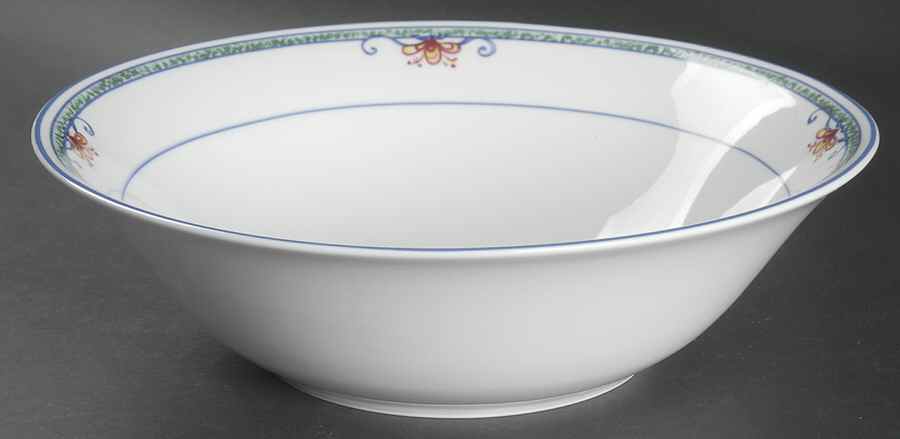 Portuguese Tile 10" Round Vegetable Bowl by Interiors (PTS)-1