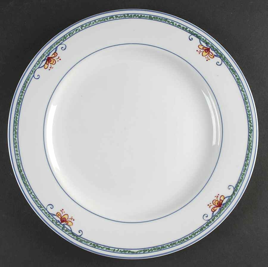 Portuguese Tile 12" Chop Plate (Round Platter) by Interiors (PTS)-1