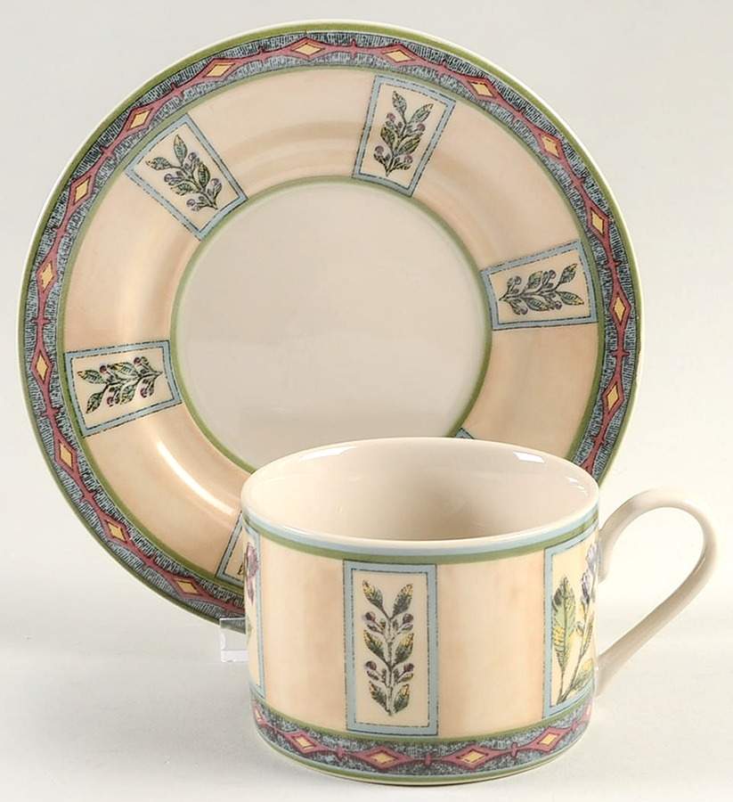 Winslow Manor Flat Cup & Saucer Set by Interiors (PTS)-1