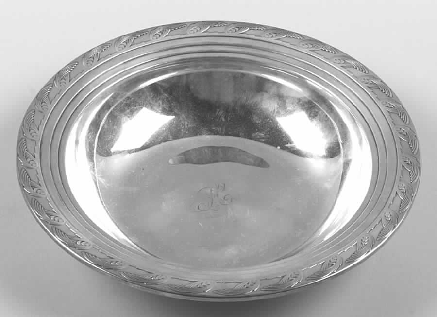 Sterling Hollowware Medium Sterling Round Vegetable Bowl by International Silver-1