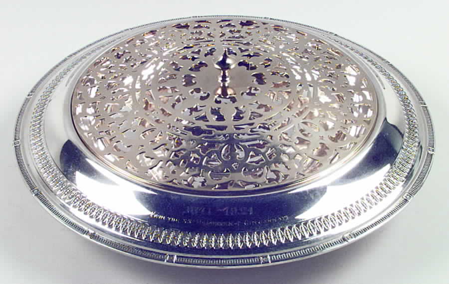 Sterling Hollowware Centerpiece with Frog by International Silver-1