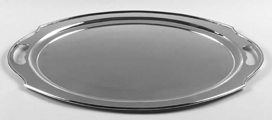 Sterling Hollowware Medium Sterling Waiter Tray by International Silver-1