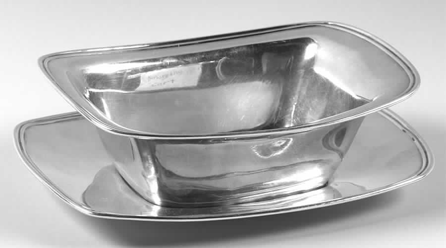 G56-1H (Sterling, Hollowware) Sauce Boat & Underplate by International Silver-1