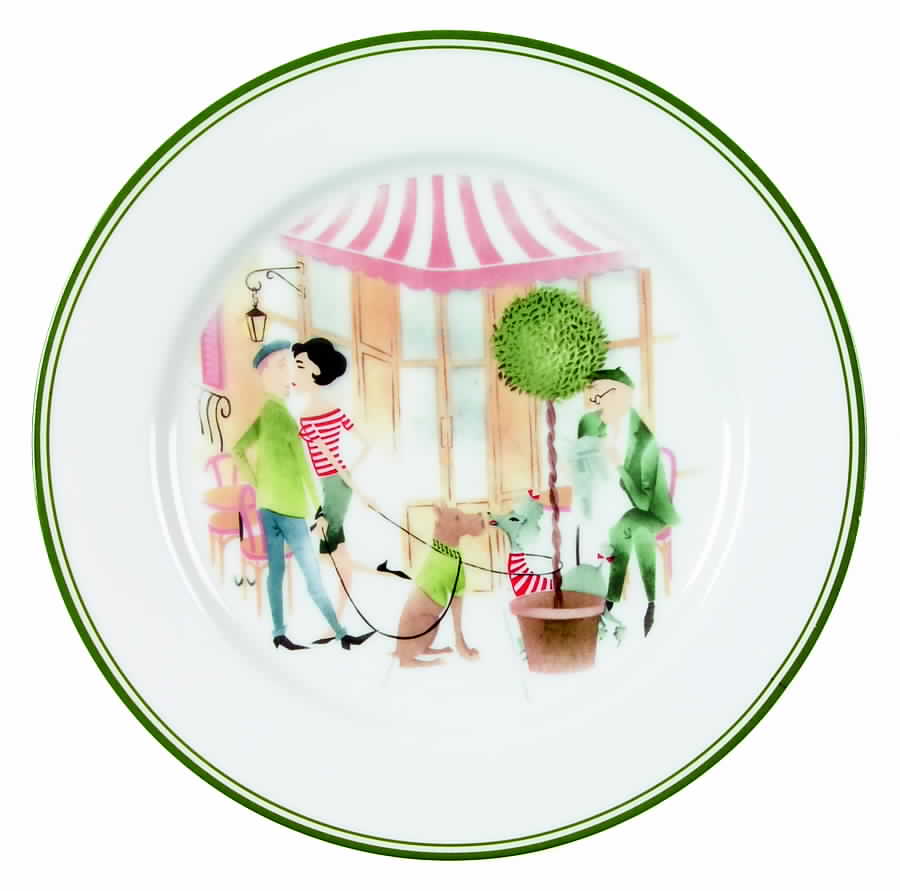 Amour Dinner Plate by International-1