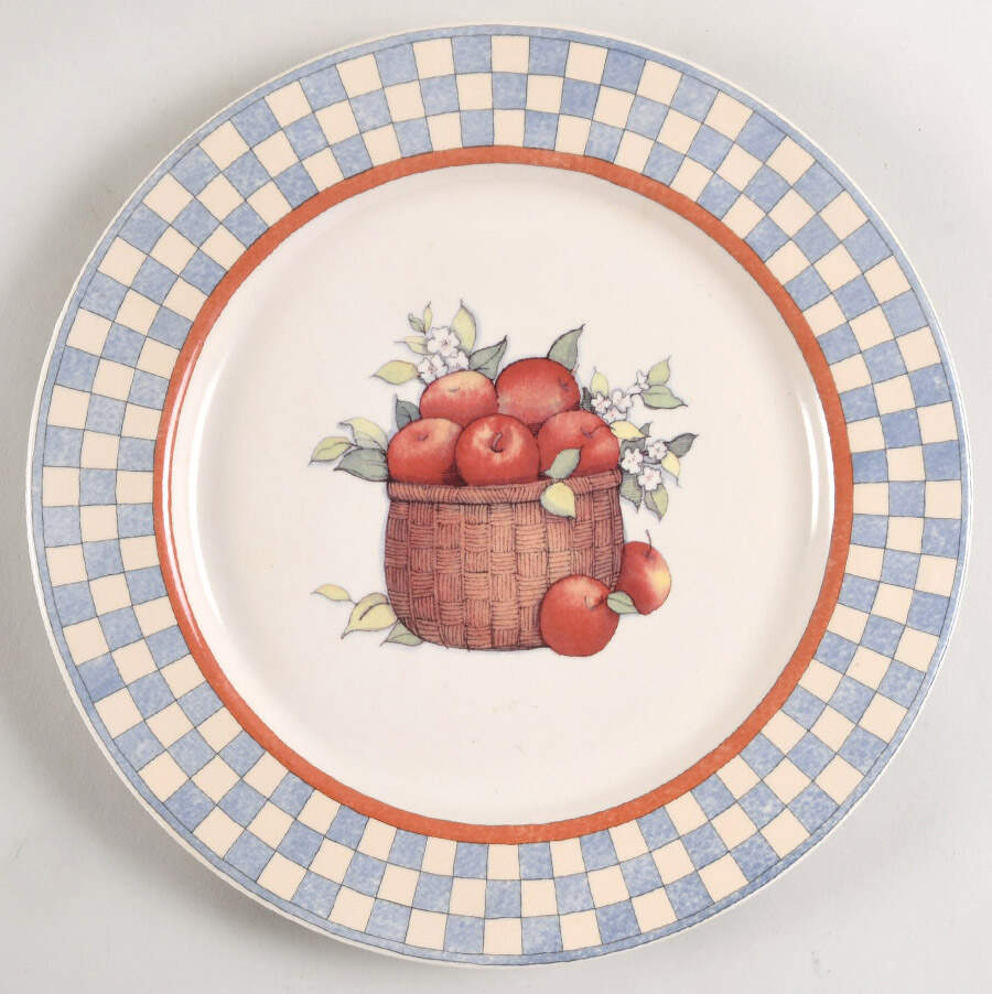 Apple Basket 12" Chop Plate (Round Platter) by International-1