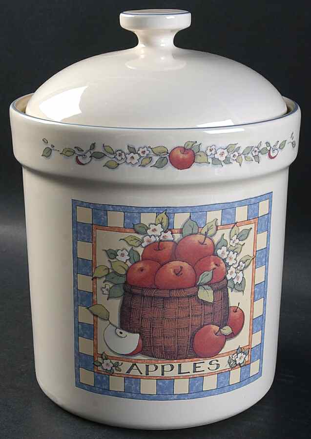 Apple Basket Extra Large Canister & Lid by International-1