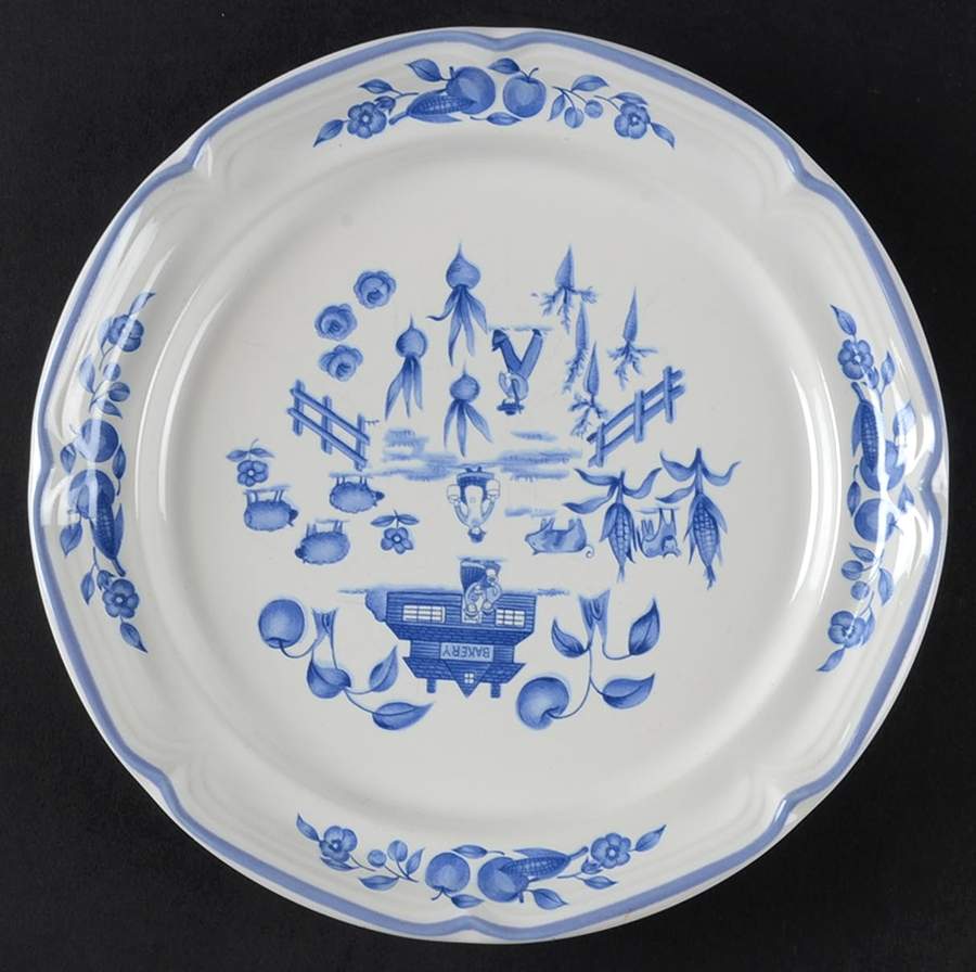 Apple Pie Salad Plate by International-1