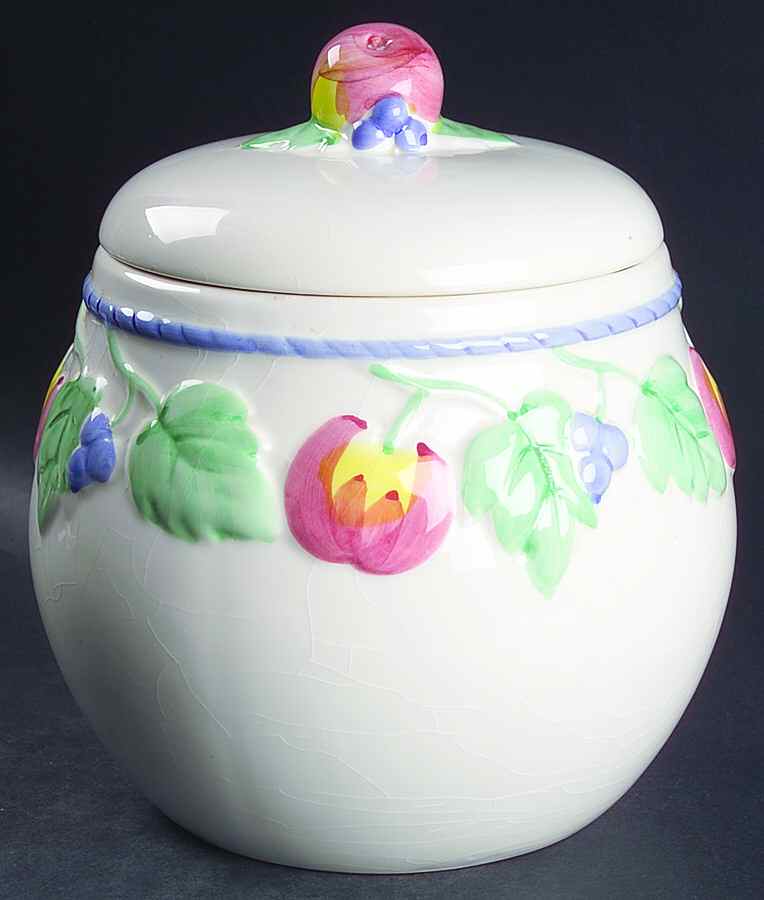 Appletime Cookie Jar & Lid by International-1