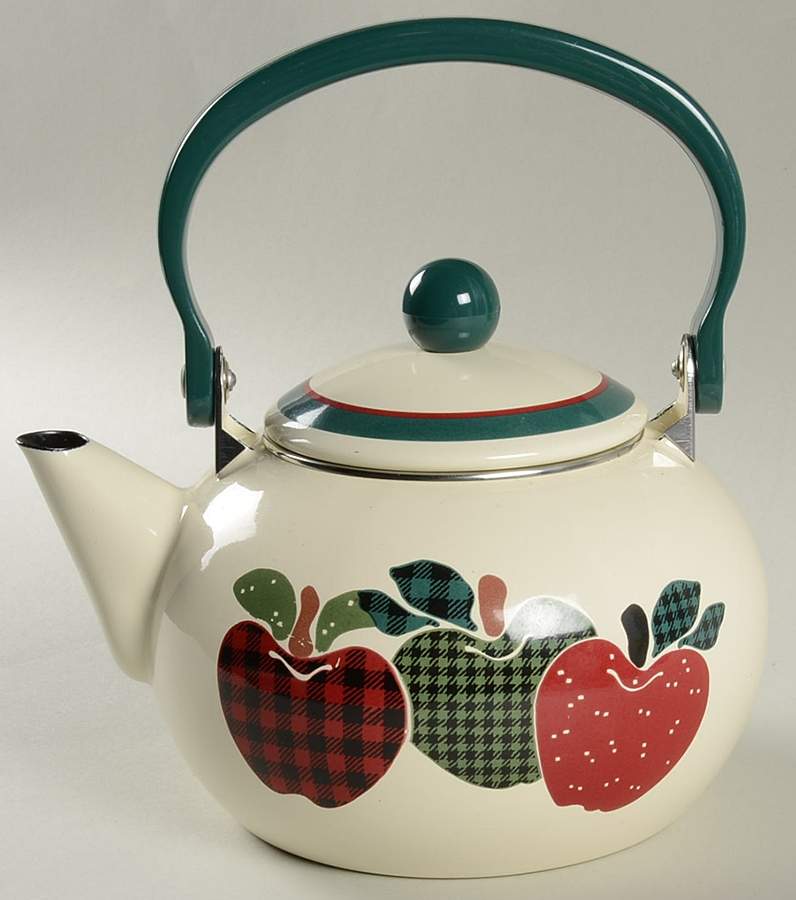 Applejack Metal Kettle & Lid by International-1
