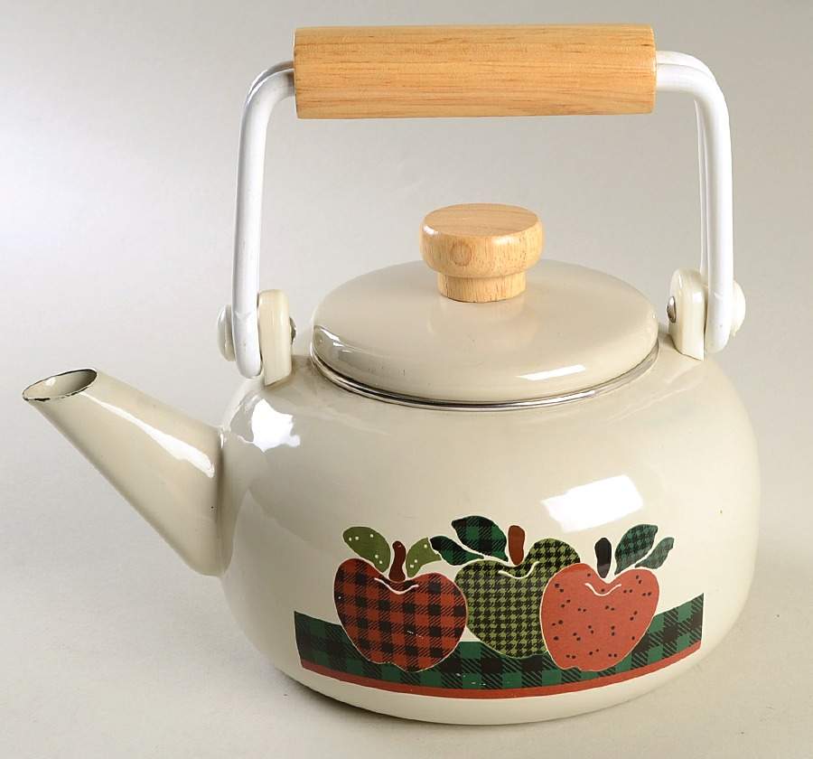 Applejack Metal Kettle & Lid by International-1