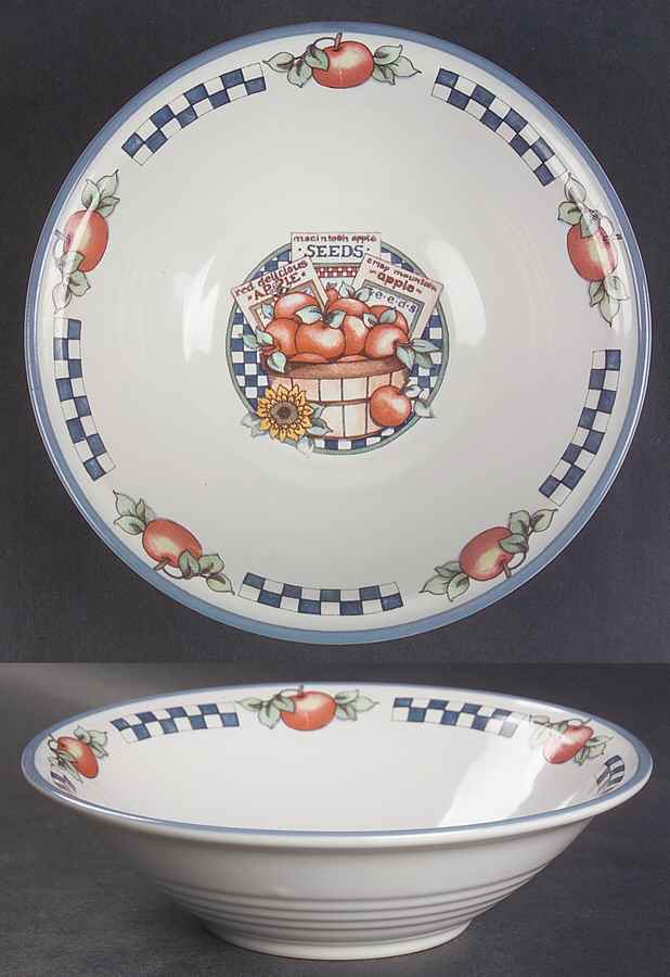 Appletime 8" Round Vegetable Bowl by International-1