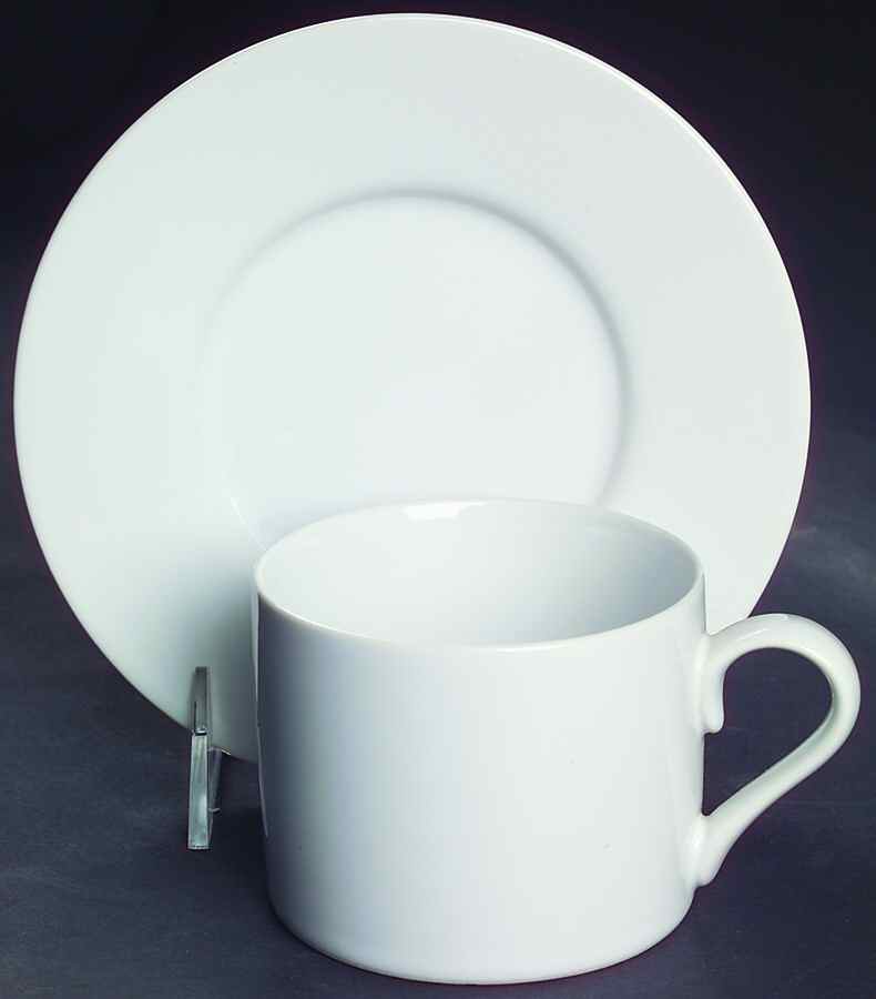 Aspen Flat Cup & Saucer Set by International-1