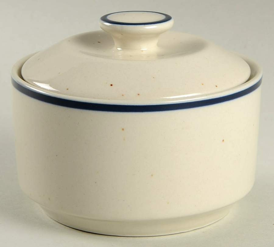 Azure Sugar Bowl & Lid by International-1