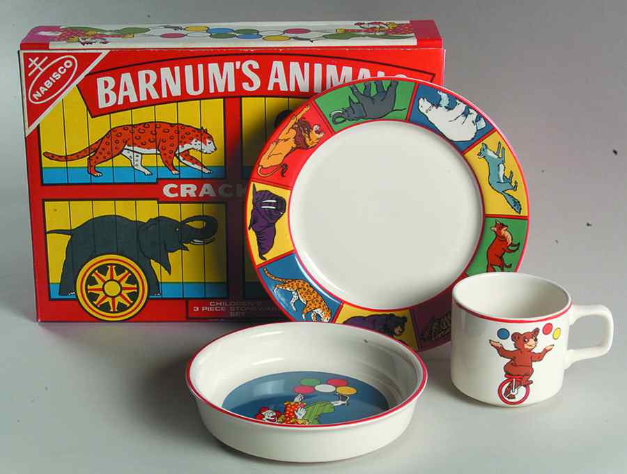 Barnum's Animals (3 Piece) Child's Set by International-1