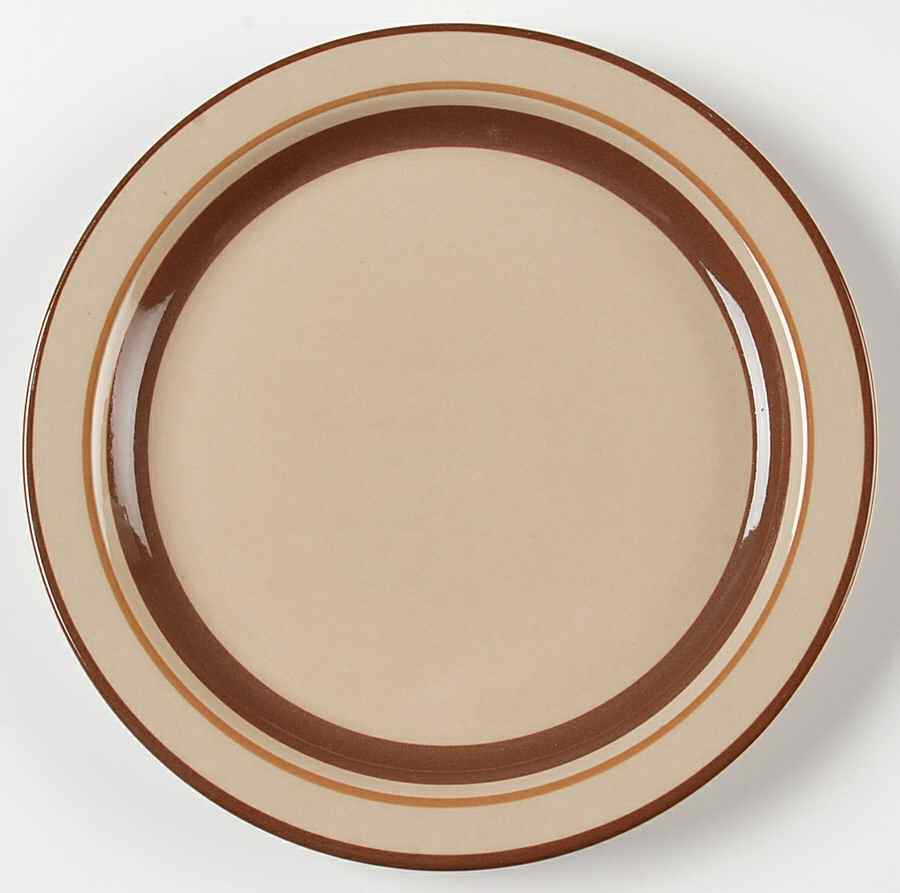 Band It Caramel Salad Plate by International-1