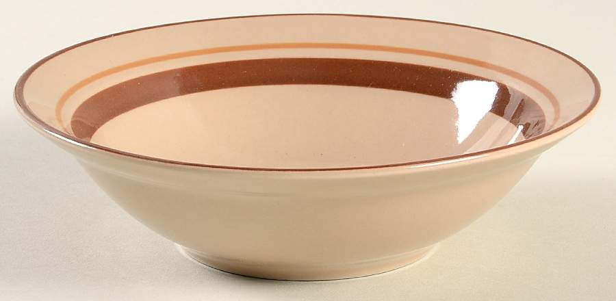 Band It Caramel Rim Cereal Bowl by International-1