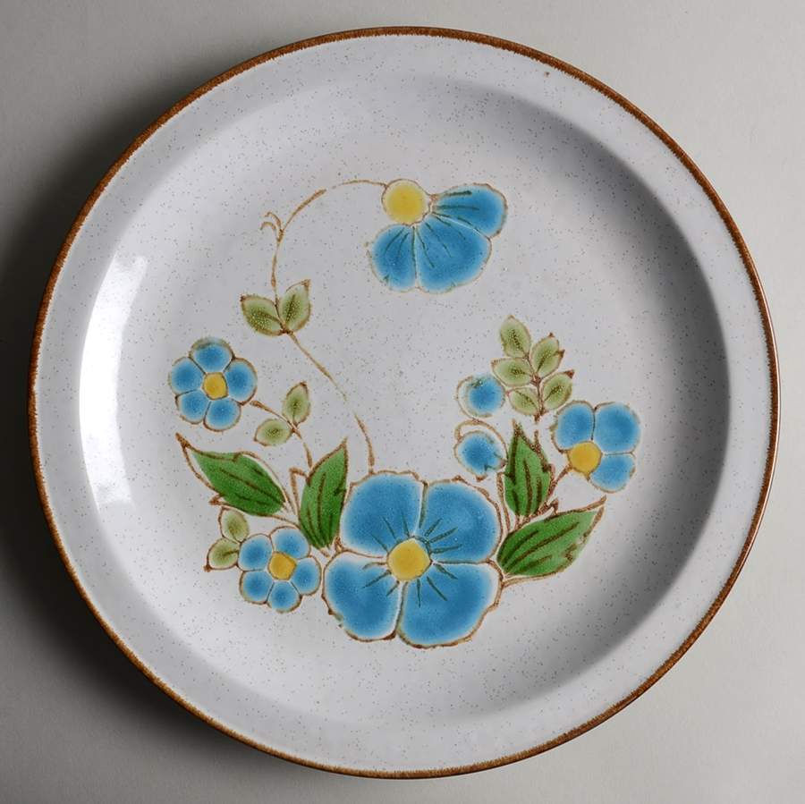 Blue Dawn 12" Chop Plate (Round Platter) by International-1