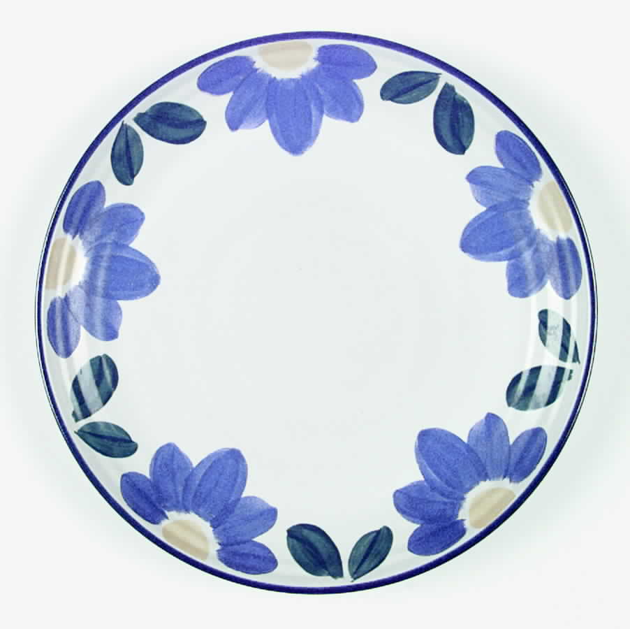 Blue Napoli Dinner Plate by International-1