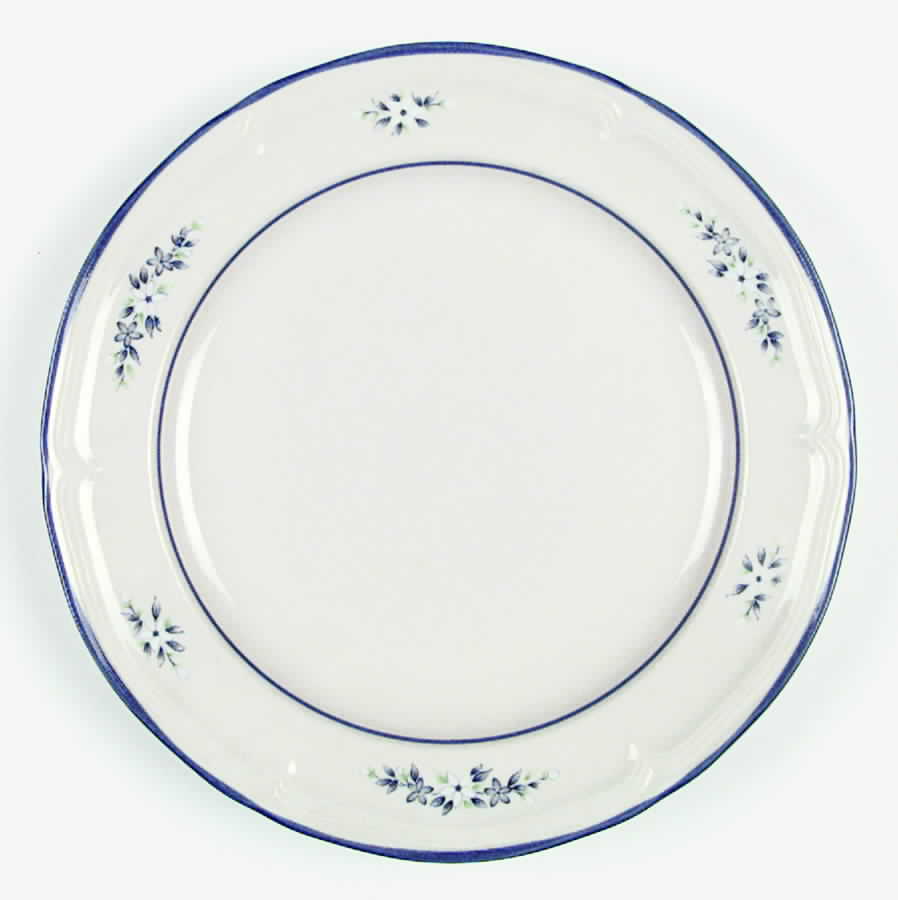Blue Prints Dinner Plate by International-1