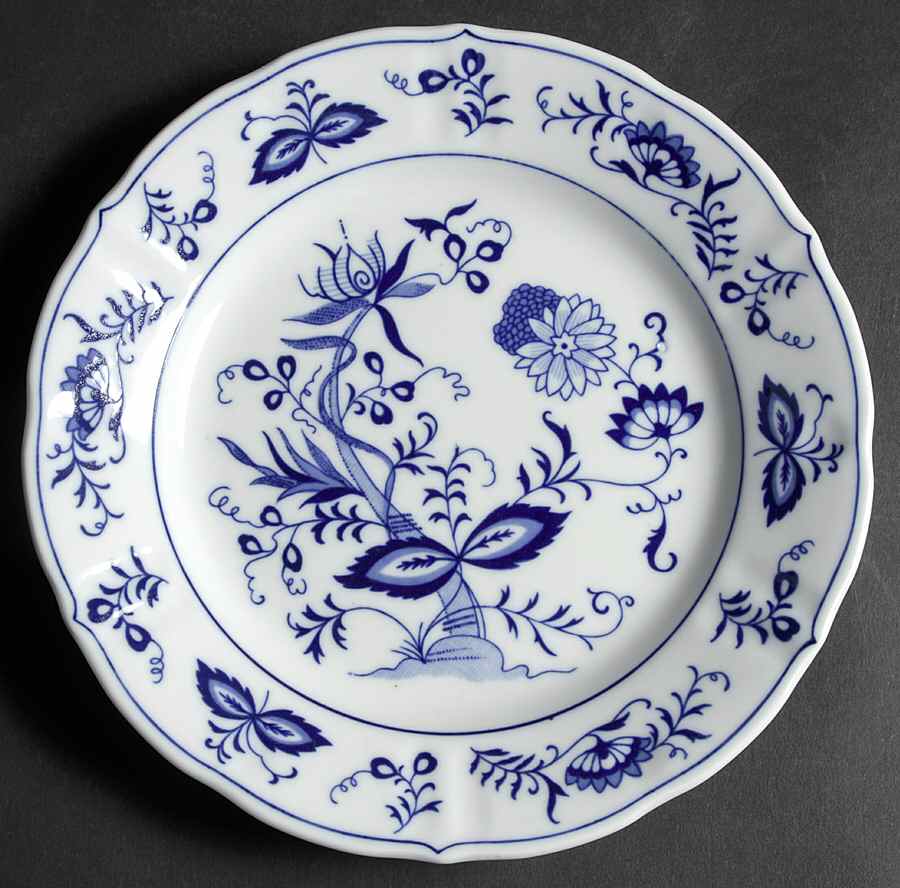 Blue Rhapsody Salad Plate by International-1