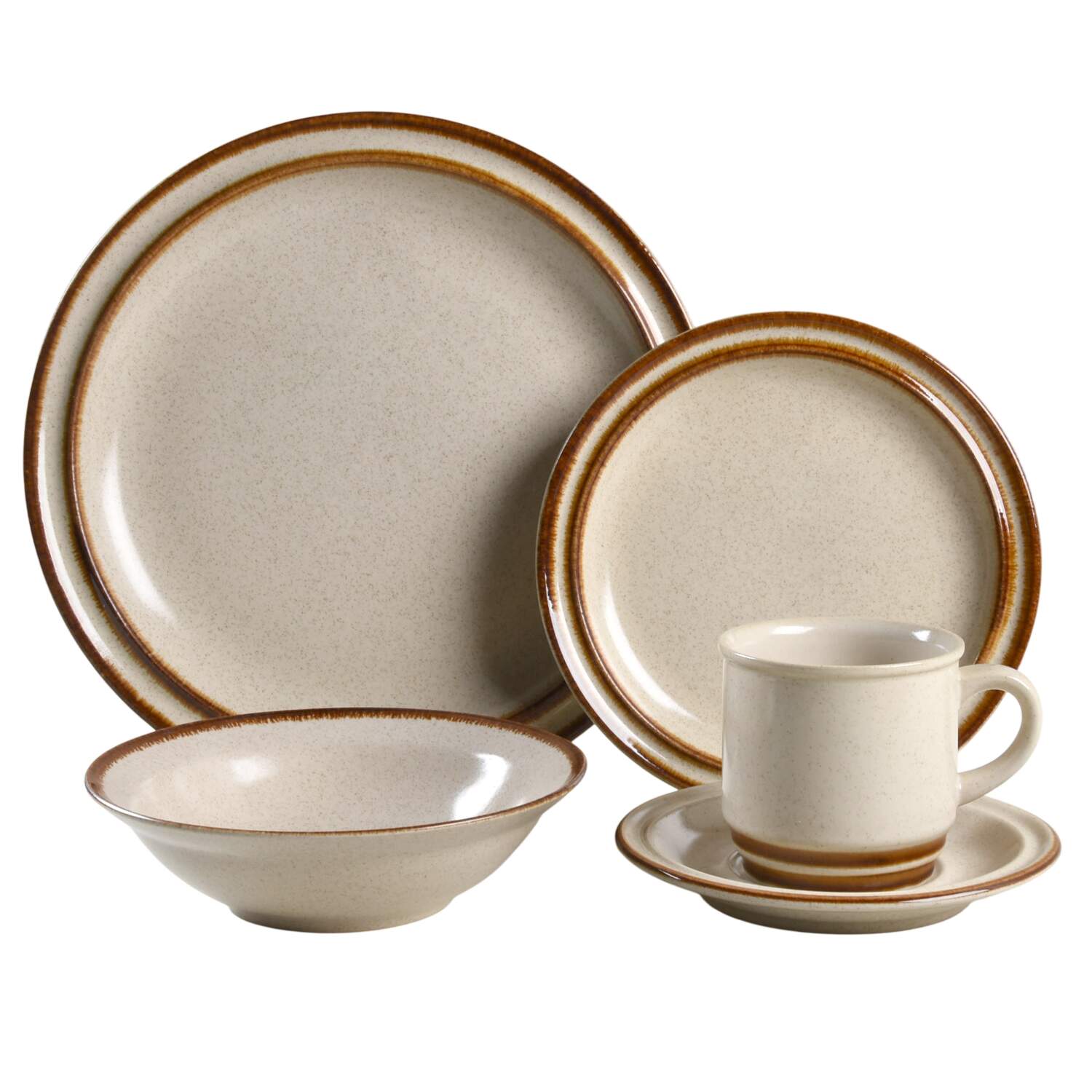Brandy 5 Piece Place Setting by International-1