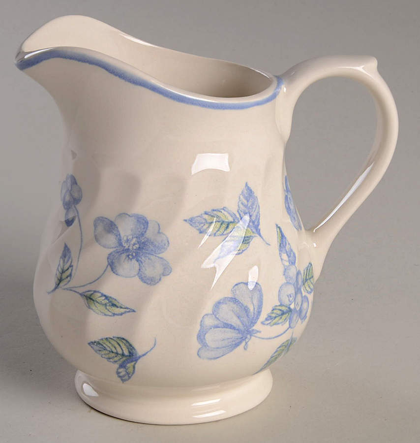 BRISTOL BLUE (Blue Trim) Creamer by International-1