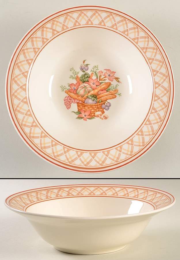 Breadbasket 8" Round Vegetable Bowl by International-1