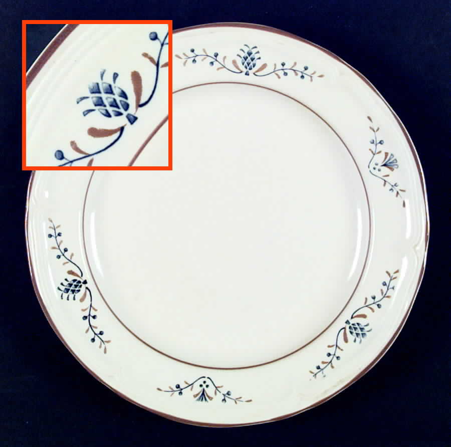 Brookdale Dinner Plate by International-1