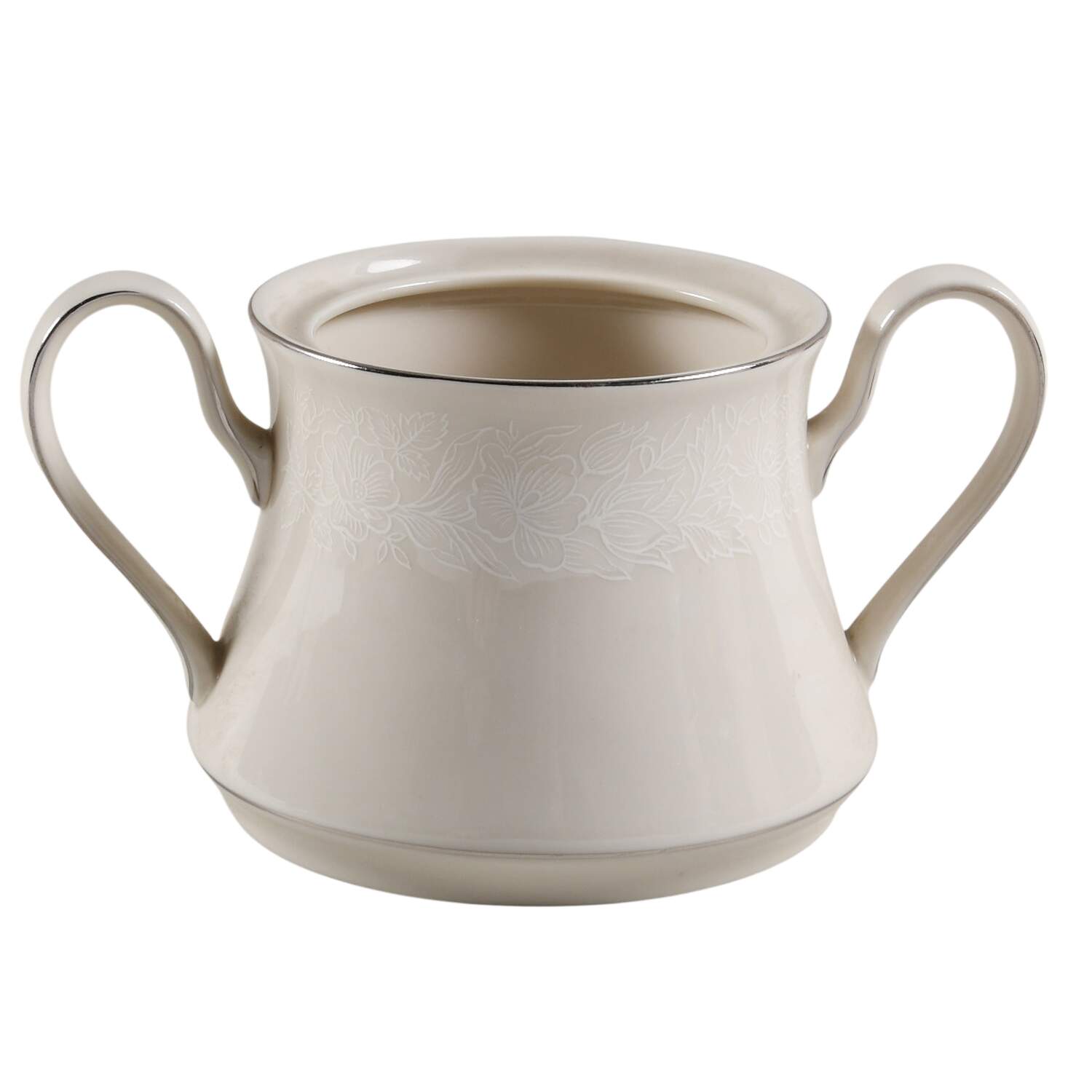 Bridal Veil Sugar Bowl No Lid by International-1