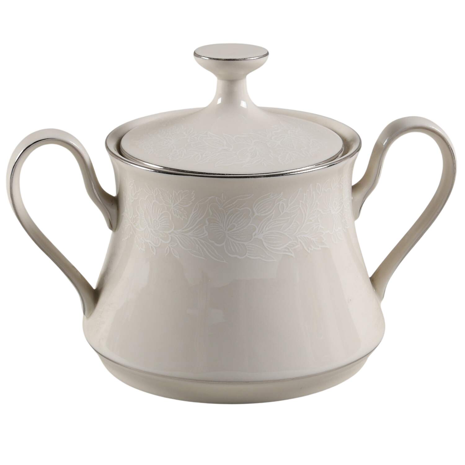 Bridal Veil Sugar Bowl & Lid by International-1