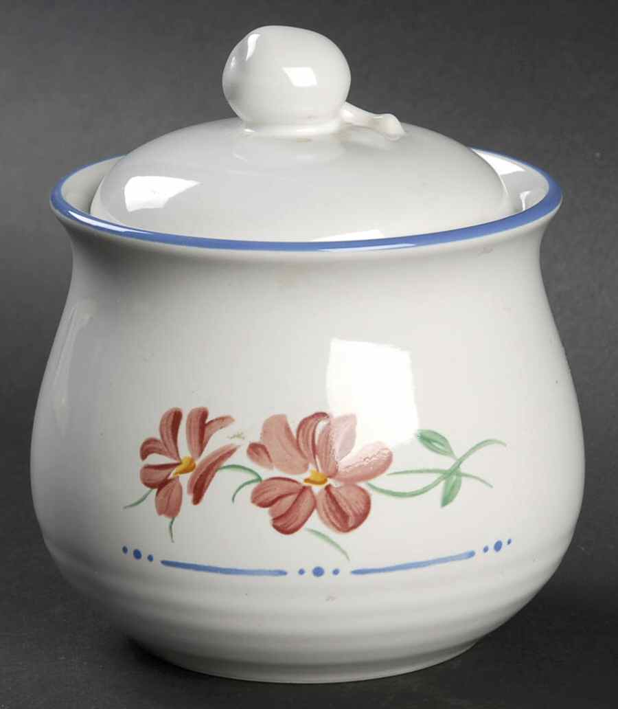 Cache Sugar Bowl & Lid by International-1