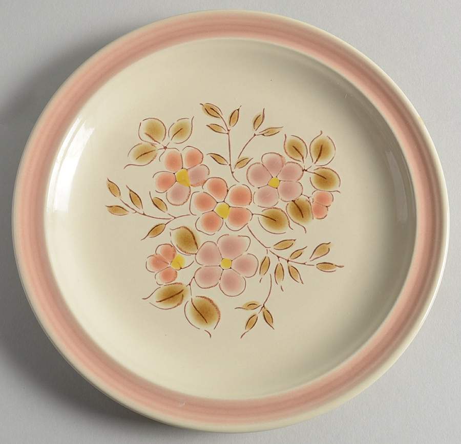 Cactus Flower Salad Plate by International-1